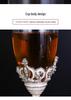 Elegant Enamel Crystal Champagne Flute Set - High-Stem Sparkling Wine Glasses, Perfect for Home or Bar Gifts