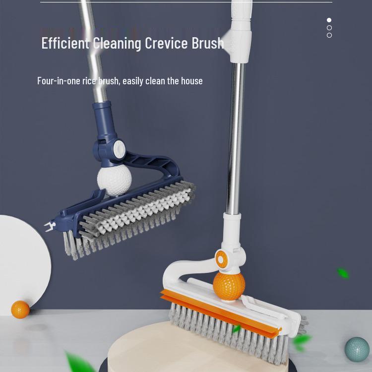 Multifunctional Golf and Bathroom Floor Crevice Scrubbing Brush