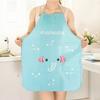 Rabbit Panda Half Body Apron Kitchen Oil Proof Water Stain Resistant Sleeveless