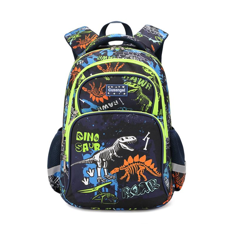 School Bags Child School Backpacks For Teenager Girls Boys Cartoon Dinosaur Anime Backpack