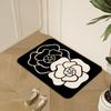 1Pcs Anti Fatigue Kitchen Rugs, Minimalist Camellia Print Waterproof Non-Slip Thick Cushioned Kitchen Mat Heavy Duty Comfort Standing Mat for Kitchen