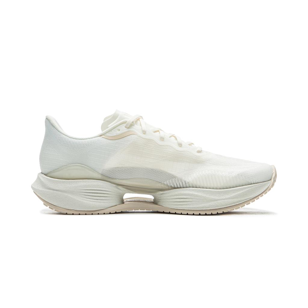 Li Ning Ultra Light 22 Racing Lightweight Cushioning Running Shoes Women Sneakers Off-White ARBV002-14