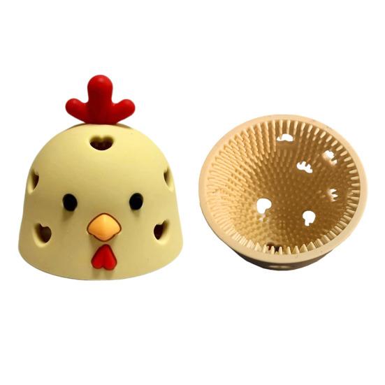 

2 шт. очиститель для яиц, эффективный силиконовый инструмент для мытья яиц, нежная щетка для чистки фруктов и овощей, очиститель для яиц