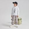 Boys Cargo Pants Solid Color Large Pocket Casual Trousers Elastic Waist Jogger Pants For Kids Spring Autumn Outdoor Sports