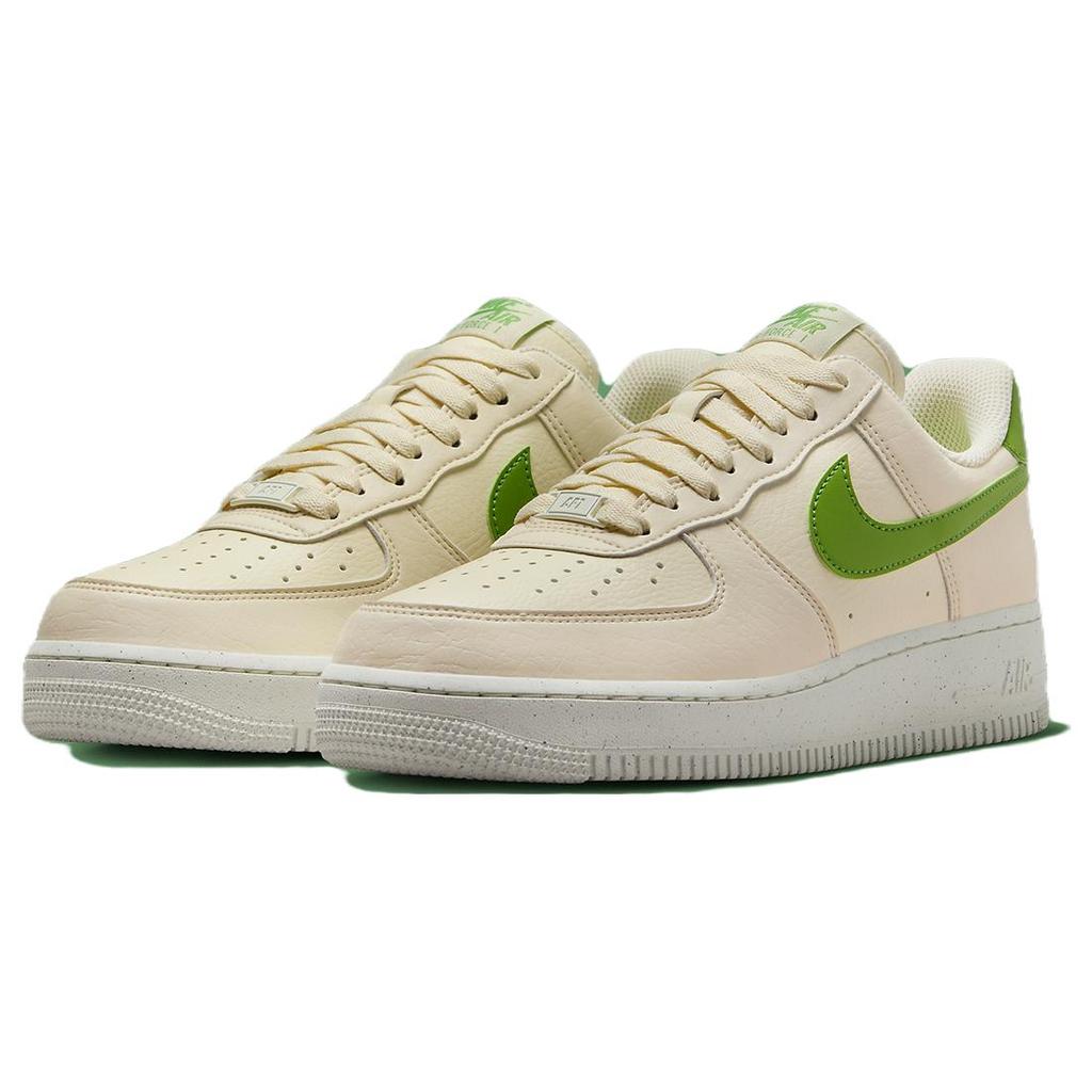 New Nike Air Force 1 Low Next Nature Coconut Milk/Green DV3808-102