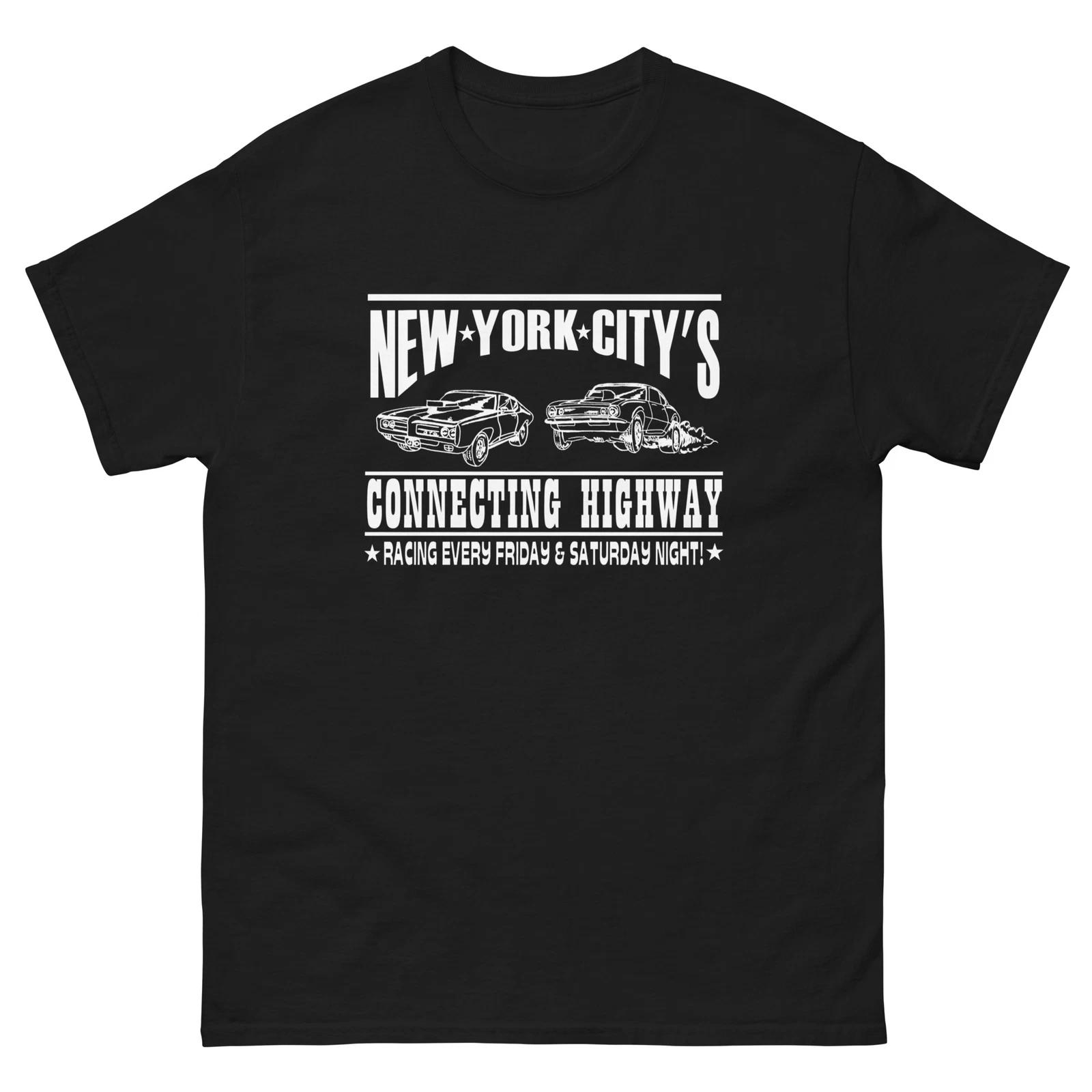 NY CONNECTING HIGHWAY T-Shirt by RACE CITY RETRO STREET RACING S