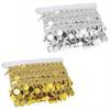 10 Yards DIY 3cm Sequin Tassel Trim Fringe Ribbon Trimming Sewing Craft Decor