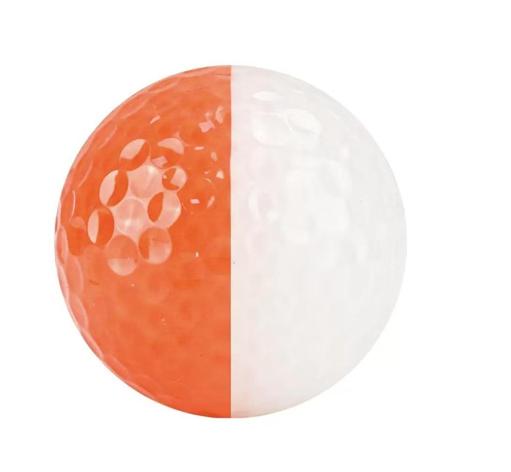 Double-Layer Two-Color Golf Practice Balls
