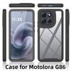 for Moto G86 5G Shockproof Clear Case Built in Screen Protector Full Body Rugged Defender Cover for Motorola G86, G56 5G Cases
