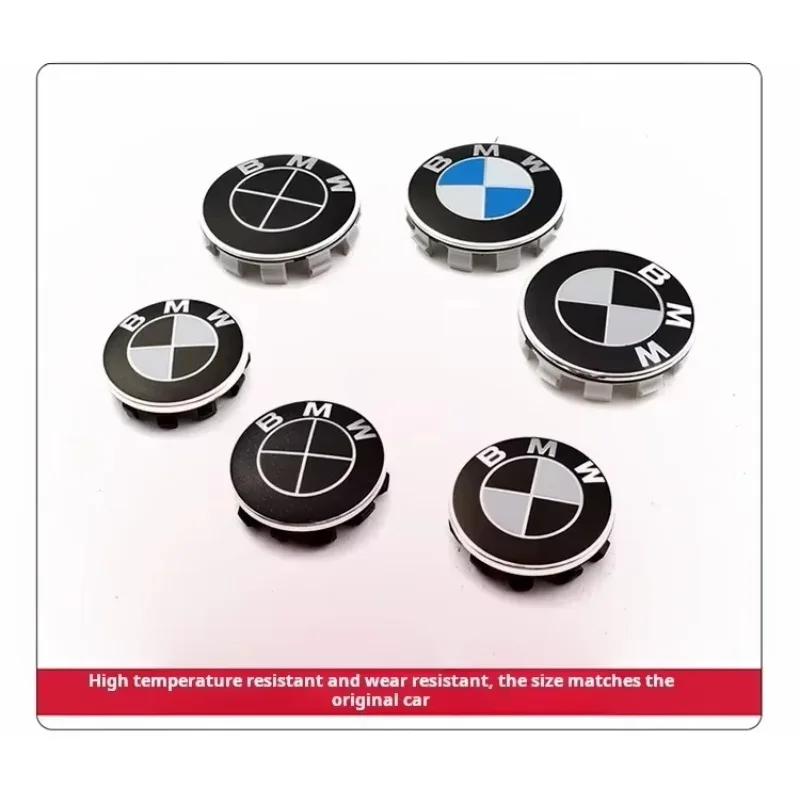 BMW Hubcap 56mm/68mm Blue and White Black and White Black Knight Hubcap Car Accessories YY8