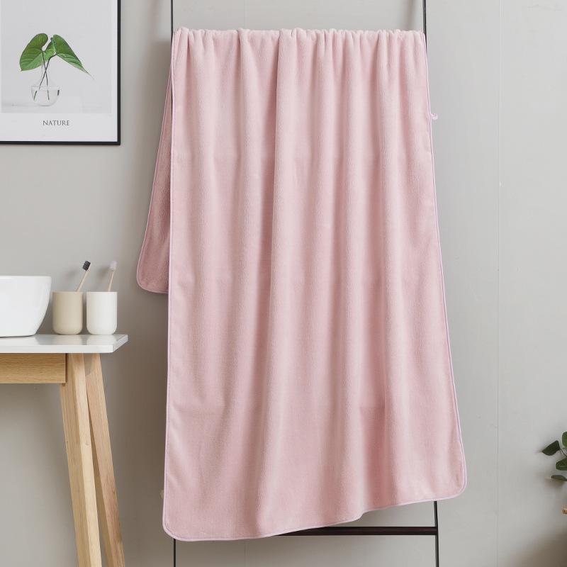 

Towels are more absorbent than pure cotton, thickened, and large towels are soft and do not shed hair. Bath towels for men and women 70*140cm