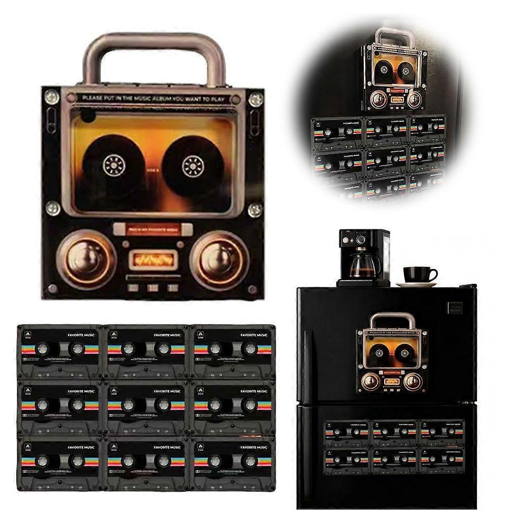 Music Fridge Magnet Player Add your Custom Sound Recording and Picture