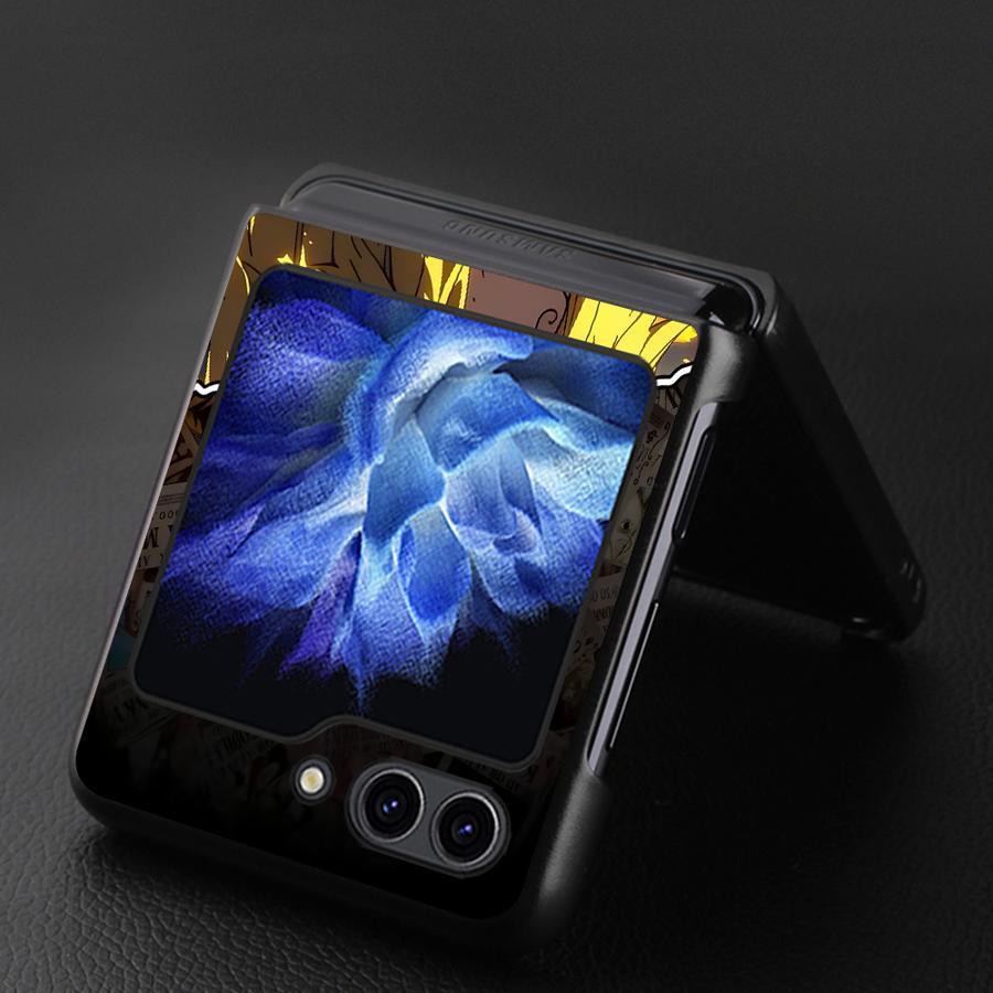 Anime One Piece Case for Samsung Galaxy Flip4 Z Flip 7 6 5 4 3 Flip7 FE Flip5 Flip3 Flip6 Back Phone Cover Funda