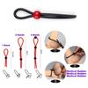 Adjustable Penis Ring Rope BeadsSpermlock Ring Assist Erection Silicone Ejaculation Delay Cock Scrotum Ring Man Lasting Cockring