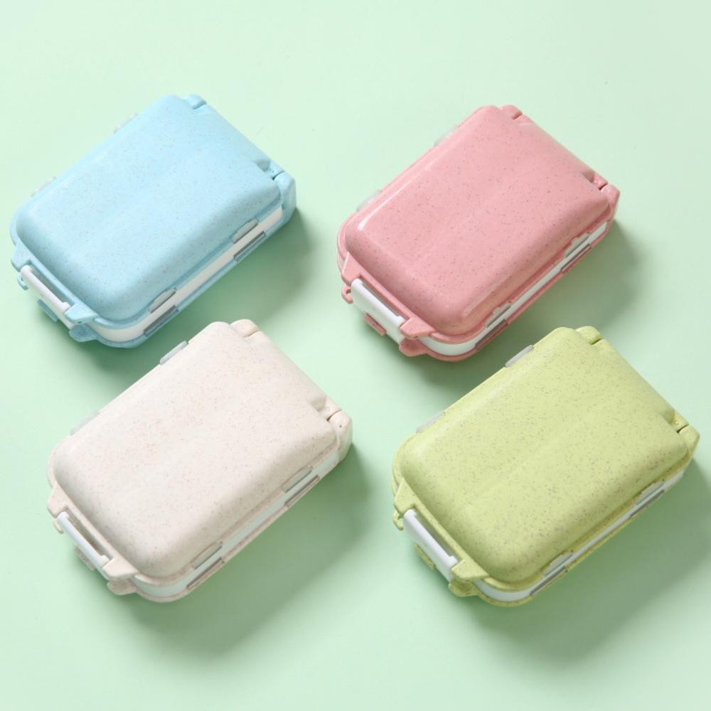 New Portable Weekly Pill Organizer 8 Grids Medicine Pill Box Small Travel Vitamin Cases Container Storage Tablet Fish Oils Tools