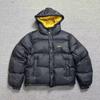Unisex Oversized Hooded Cotton Puffer Jacket Winter Warm Streetwear Coat Teens Adults