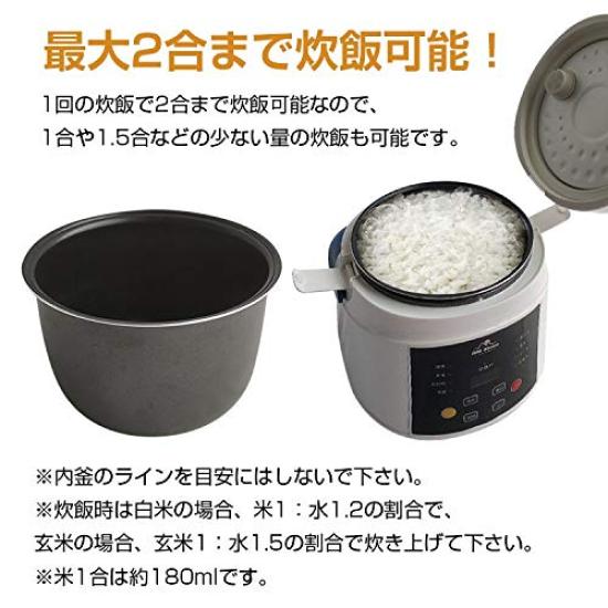 Kaitou Car Rice Cooker DC12V DC24V Cooker for Sleeping In the Heat Retention Dual-use 2-cup Cars, Camping, Car, Outdoors, [Product]