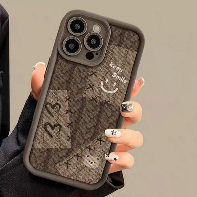 Keep Smile Impresso Fashion Case Flexível Macio Silicone TPU Shell Capa Traseira Completa para Xiaomi Redmi Samsung Infinix