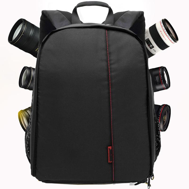 Dslr Backpack Camera Shoulder Bag Anti Splashing Water Breathable Wear Resistant