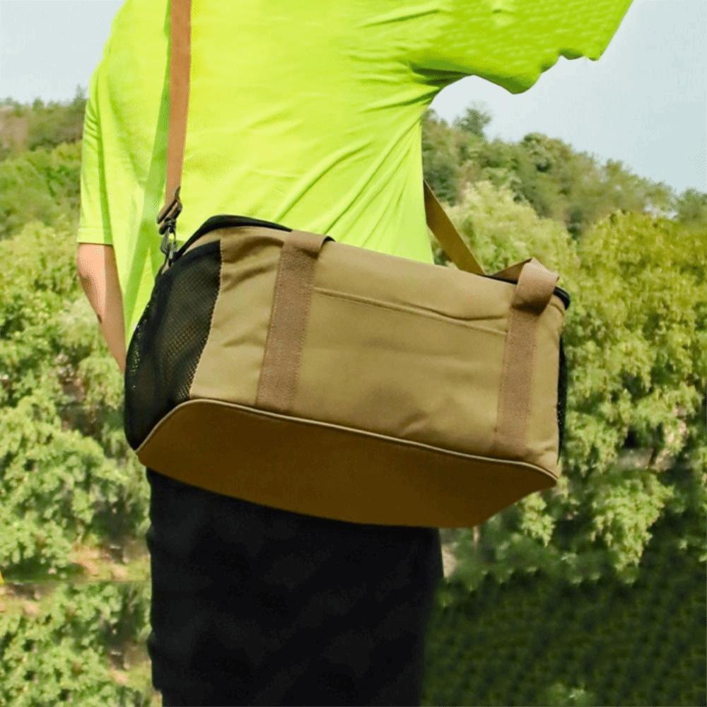 Portable Design Large Capacity Bag Waterproof Travel Tableware Bag  Outdoor Activities