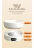 Cat & Dog Heated Water Dispenser: Ceramic Winter Fountain Bowl with Stable Temperature Mat for Pets