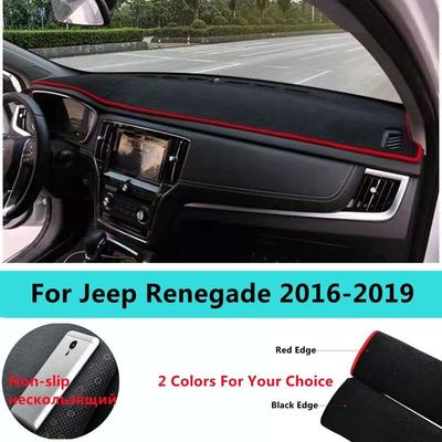 Non-Slip Car Dashboard Cover Mat Fit for Renegade 2016-2017-2018-2019 YEAR