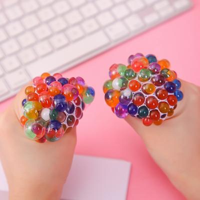 6cm Dziecięca egzotyczna szczypta tęczowa kula redukująca ciśnienie piłka odpowietrzająca zabawka dekompresyjna TPR Pinch Le Grape Ball zabawki dla dorosłych