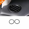 5 st för Honda VEZEL HRV HR-V Bil Instrumentbräda Luftkonditionering Utblås AC Vent Panel Cover Trim ABS Kolfiber 2015 2016 2017