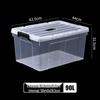 Miaong Transparent Plastic Storage Box with Handle