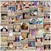 50/100pcs ONE PIECE Anime Stickers Cool Cartoon Decals Kid Toy DIY Stationery Suitcase Car Bike Waterproof Classic Manga Sticker