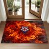 Fiorentina FC Design Crystal Velvet Rug Soft Decorative Mat for Bedroom Entrance