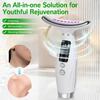 Dual-Use Microcurrent Neck and Facial Beauty Device for Skin Rejuvenation