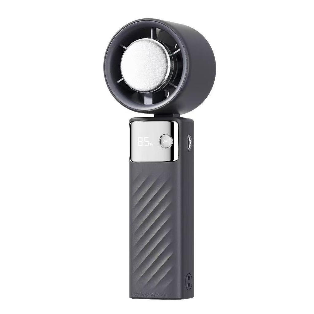 New Foldable Mini 199-Speed Handheld Fan with Semiconductor Cooling - Portable for Home, Outdoor, Student Dorm & Office Use