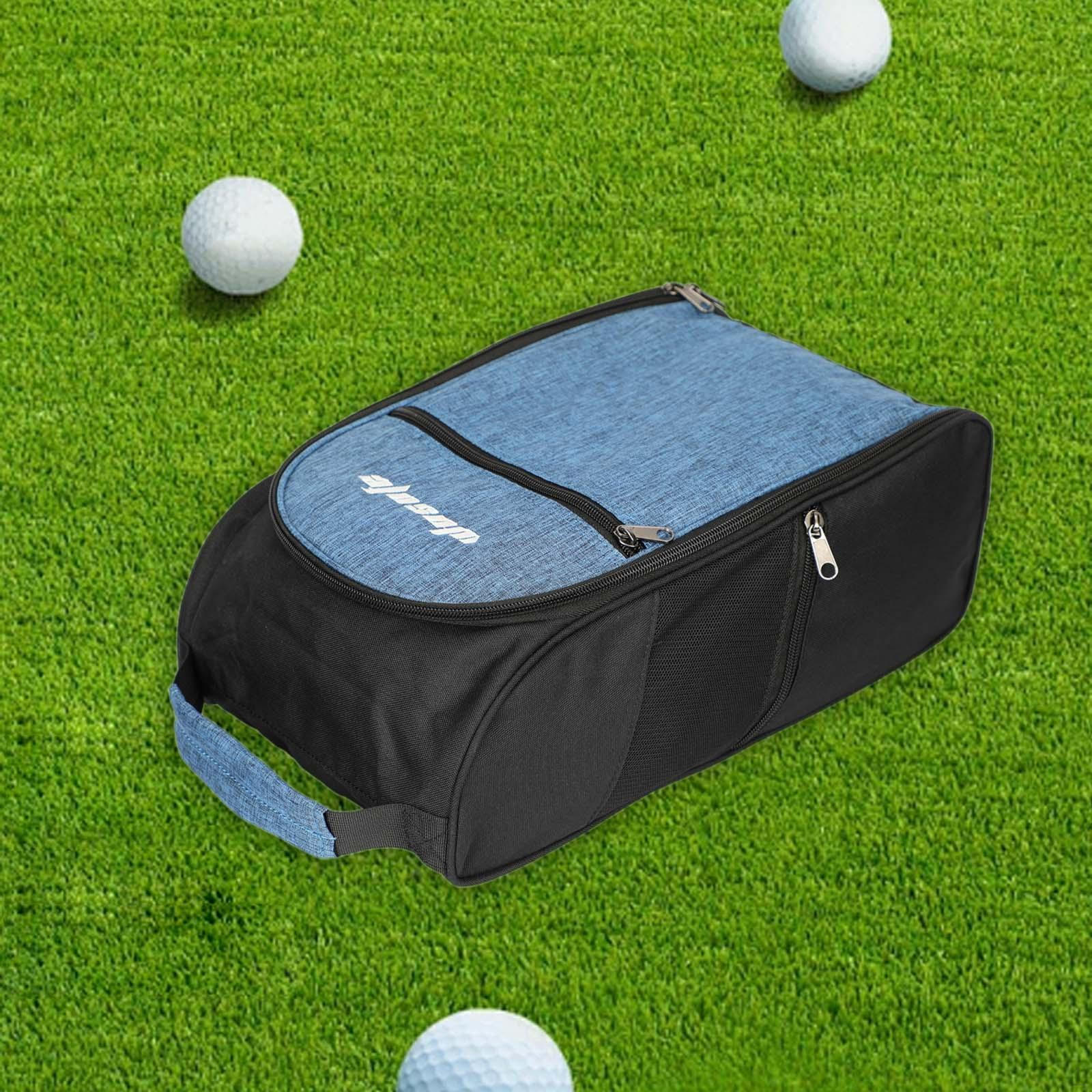 

Golf Shoe Bag Carrier Breathable with Handle Accessories Travel Handbag Organizer for Outdoor синій