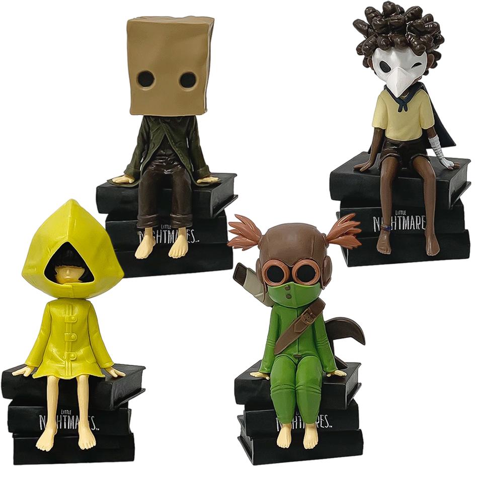 Little Nightmares Figurka Six/Mono/Leon Żółty Płaszcz Przeciwdeszczowy Anime Gra Figurka Akcji Model Kolekcjonerski Zabawka PVC Akcja Dla dorosłych Prezenty