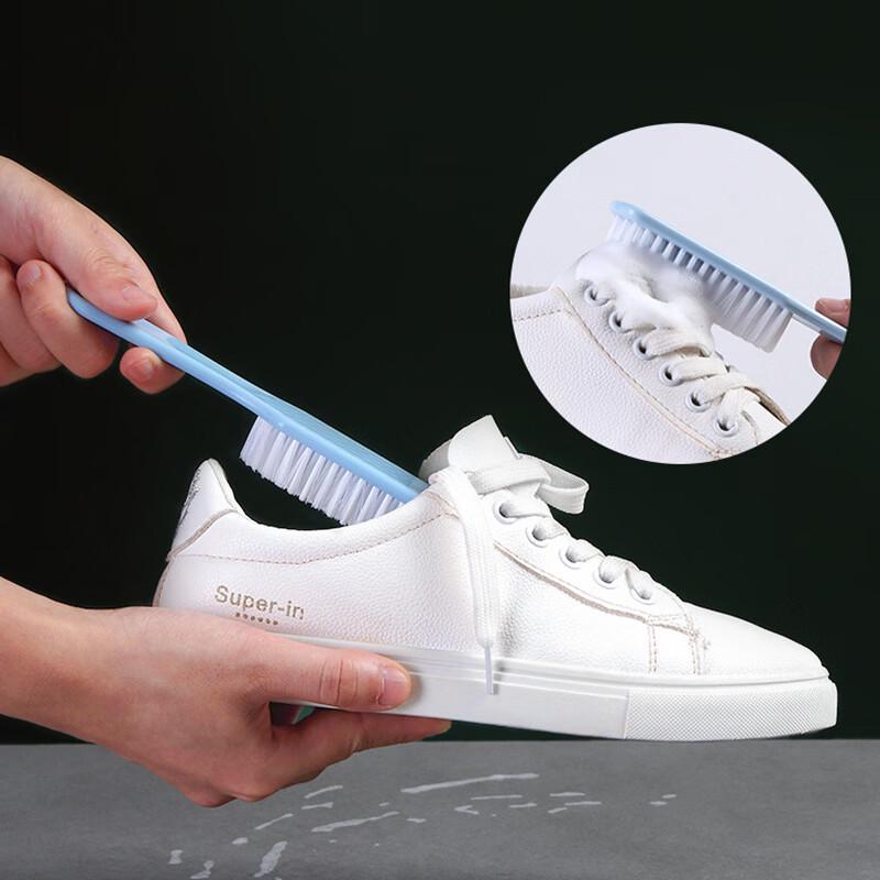 Jiani Bear Plastic Long Handle Shoe and Laundry Brush