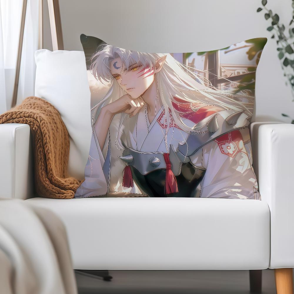 Classic Anime I-Inuyasha Sesshomaru Pillow Case Applicable Space For Guest Rooms Interiors Cars Office House Decoration