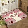 Cute Trans Pride Cat Meme Floor Mat Soft Thickened Absorbent Non-Slip Bedroom Living Room Door Mat Home Decor Flannel Rugs