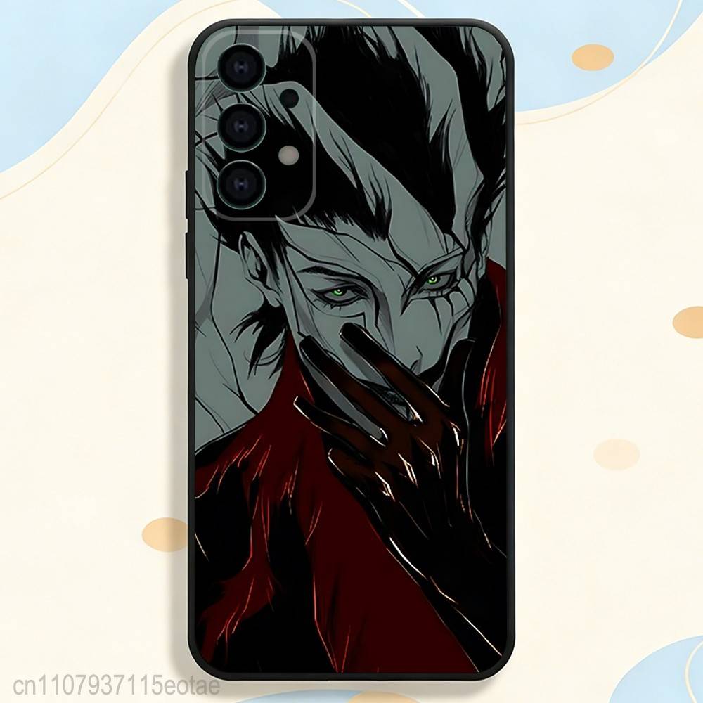 Anime E-ergo P-Proxy Phone Case For Samsung S25,S26,S24,S21,S22,S23,S30,Ultra,S20,Plus,Fe,Lite,5G Black Cover