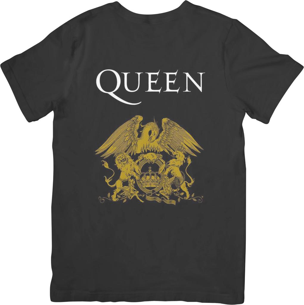 Queen 2 Metal Music Unisex Fit for Men & Women Quality Cotton T-Shirt Black