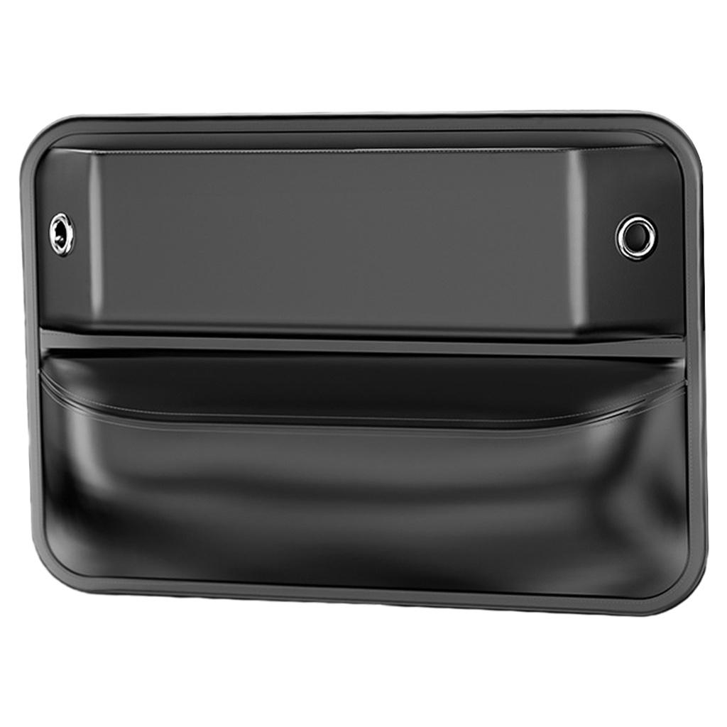 Black Car Seat Side Pocket Organizer Catcher Crevice Gap Filler Storage Box Stow
