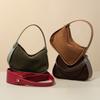Design Sense Niche Suede Versatile Women's High-end Messenger Bag Genuine Leather New Women's Office Workers Commuting Handbag