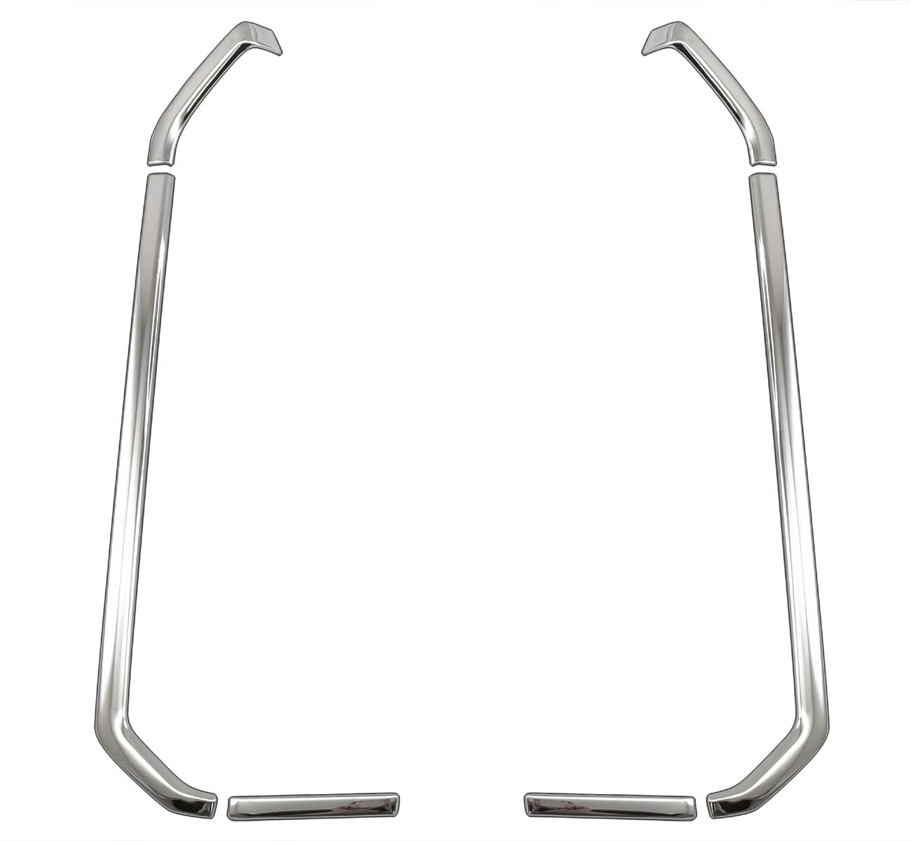 

BRIGHTZ JF5 JF6 Ultra Mirror Finish Stainless Steel Plated Tail Light Mould for JF F5 F6 5 6 N-BOX (6-Piece Set) [TAIL-ETC-036] N-BOX