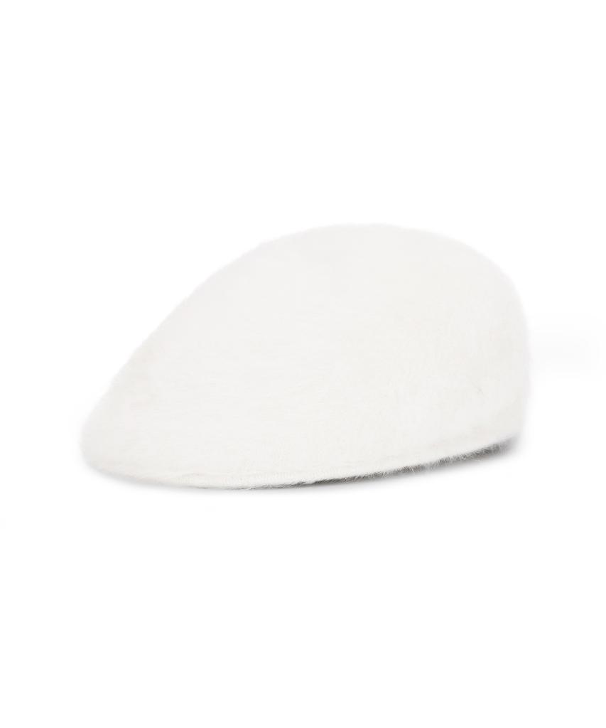 Bajal Va Studded Angora Hunting Cap Ivory