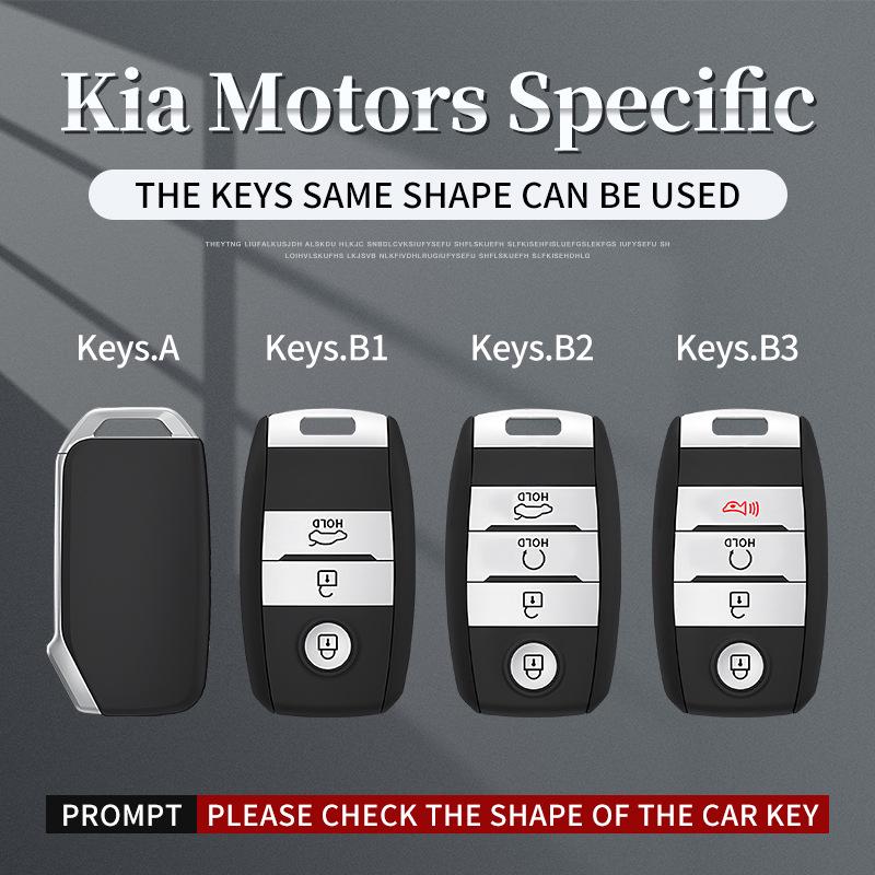 Kia Nyckelfodral: Kompatibel med K3, K4, K5, KX3, KX5, 7, Sportage, Sorento, Pegas.