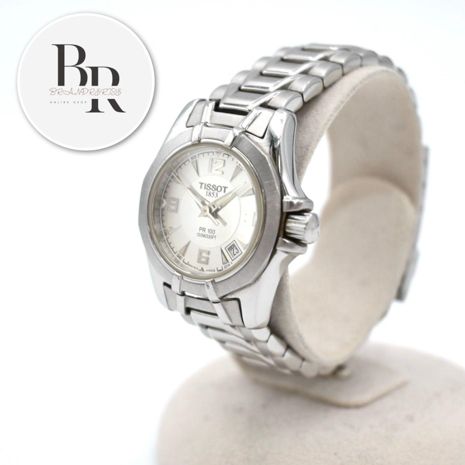 Used [New battery] TISSOT Ladies quartz watch Date 3 hands P630/730