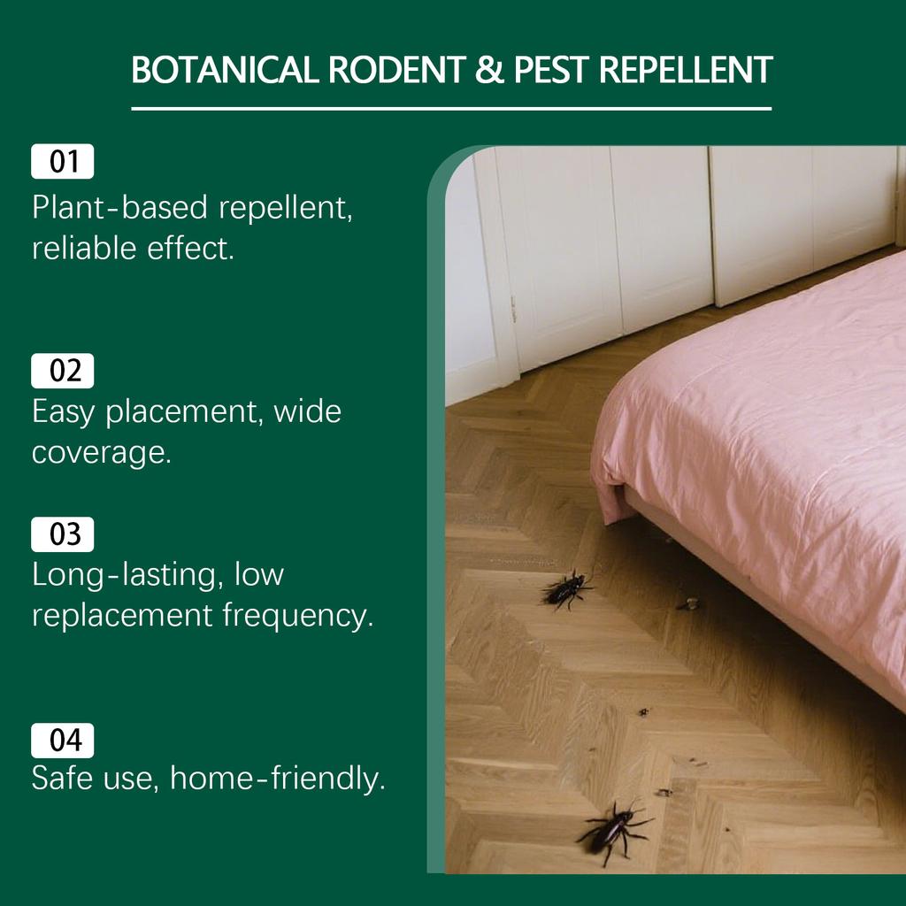 Plant-based Rodent Pills Are Safe And Long-lasting For Household Use. They Achieve Effects With Plant-based Ingredients.