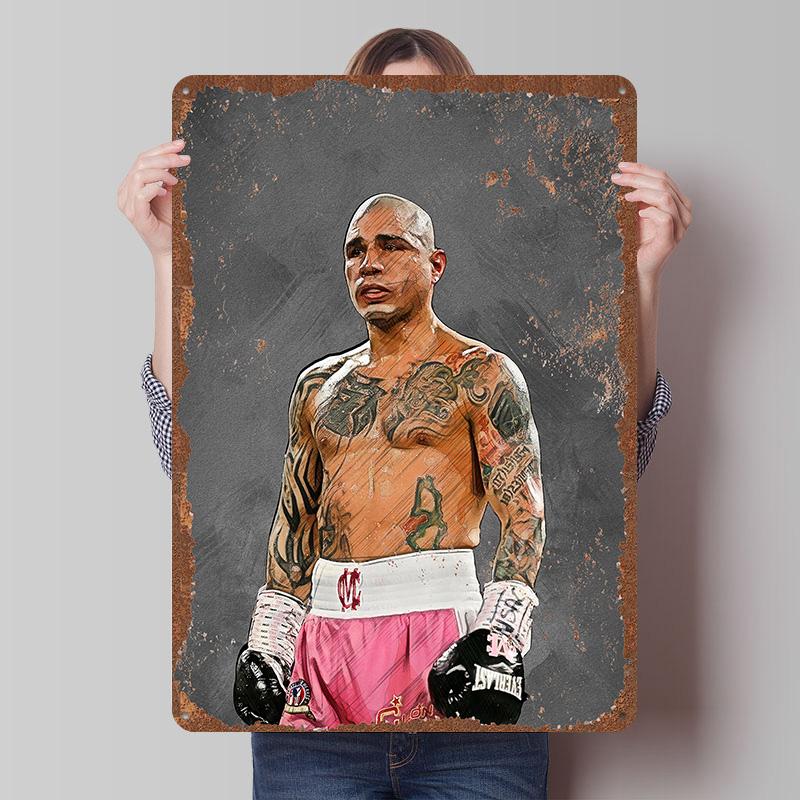 Bernard Hopkins Boxer Metal Posters Custom Vintage Metal Signs Wall Art Tin Plaque for Man Cave Modern Home Decoration Luxury