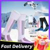 1-5Pairs Winter Warm Ski Socks Anti-slip Thickened Breathable Compression Snowboard Socks Thermal Knee High Hiking Skiing Socks