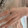 Minimalistischer Damen X-förmiger Überkreuzring - Trendige Leichte Luxusmode für den Zeigefinger